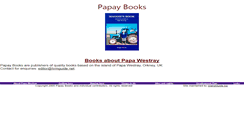 Desktop Screenshot of papay-books.papawestray.co.uk